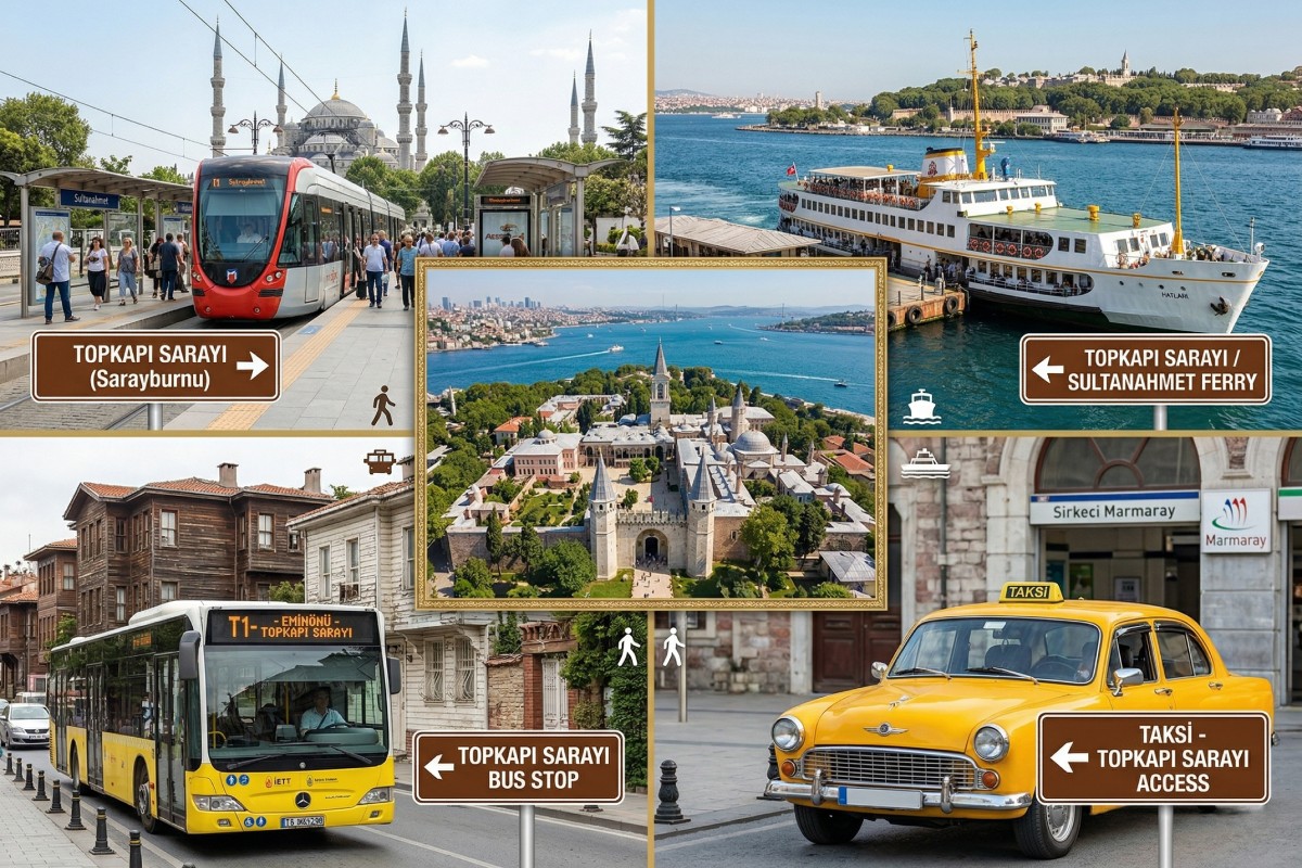 Πώς να φτάσετε στο Παλάτι Τοπκαπί: Οι Ευκολότεροι Δρόμοι
